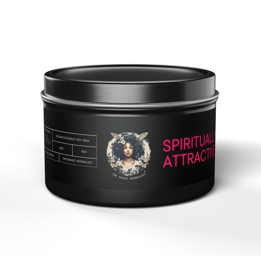 Spiritually Attractive | Premium Enchanted Tin Candle for Attracting Divine Love